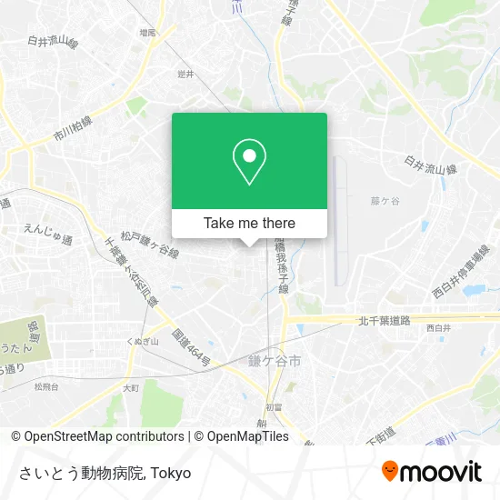 さいとう動物病院 map