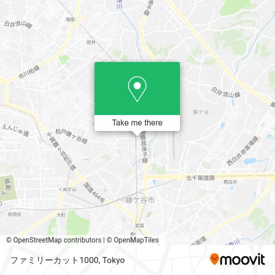 ファミリーカット1000 map