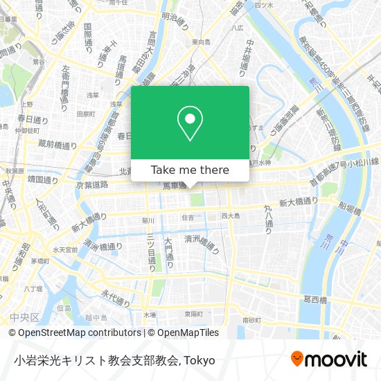 小岩栄光キリスト教会支部教会 map