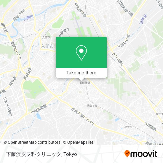 How To Get To 下藤沢皮フ科クリニック In 入間市 By Bus Or Metro Moovit