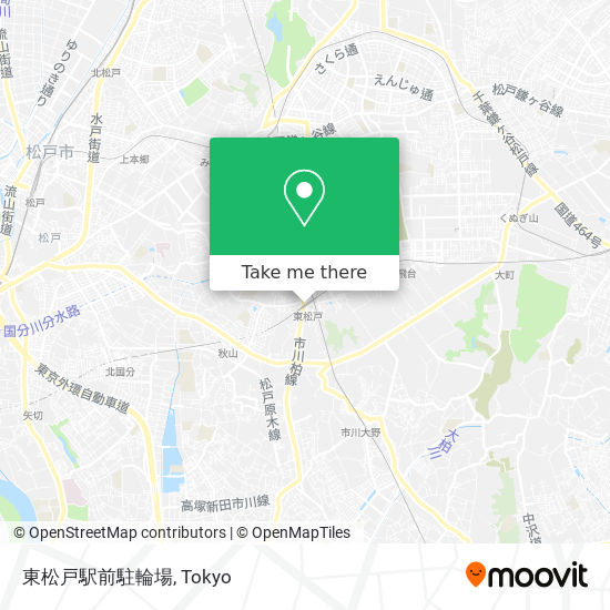 東松戸駅前駐輪場 map