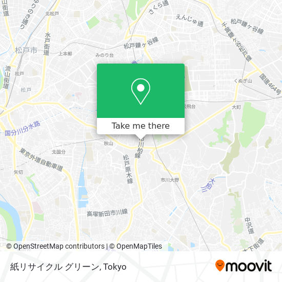 紙リサイクル グリーン map