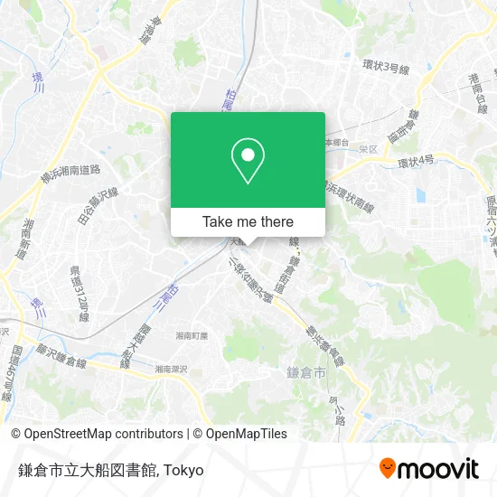 鎌倉市立大船図書館 map