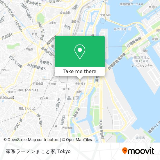 家系ラーメンまこと家 map