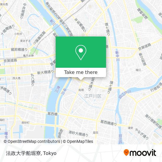 法政大学船堀寮 map