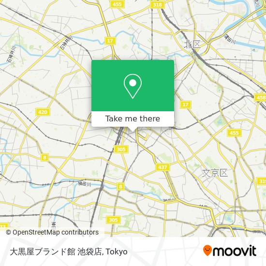 大黒屋ブランド館 池袋店 map