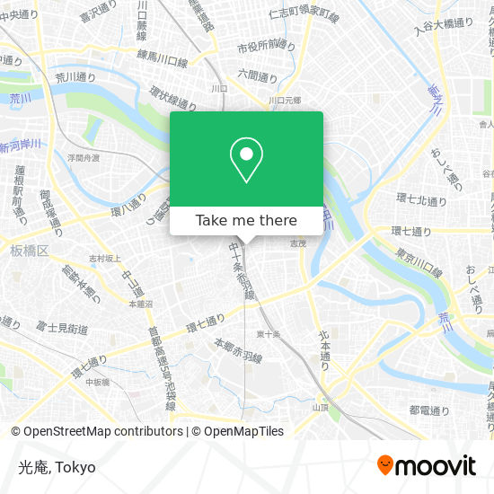 光庵 map