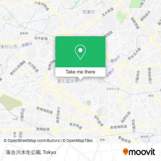 落合川水生公園 map