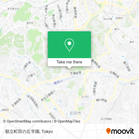 都立町田の丘学園 map