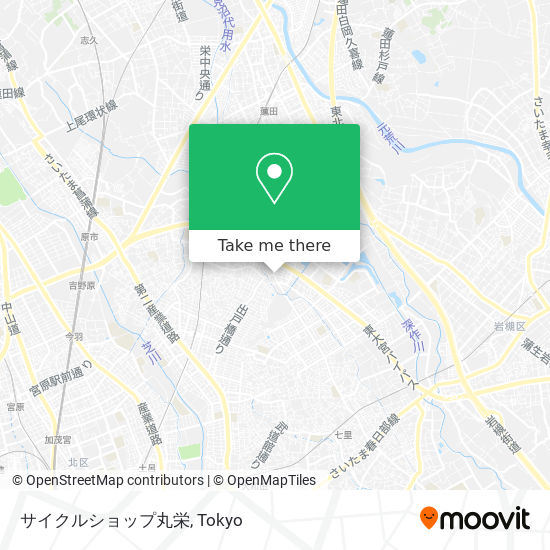 サイクルショップ丸栄 map