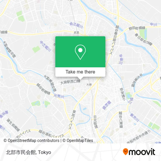 北部市民会館 map
