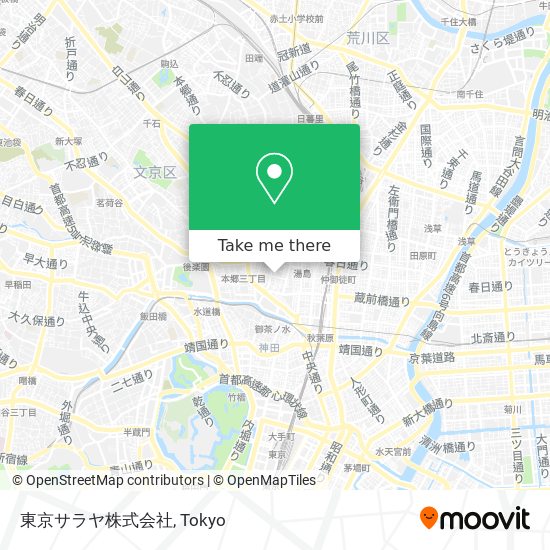 東京サラヤ株式会社 map