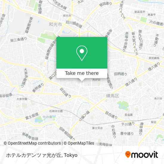 ホテルカデンツァ光が丘 map
