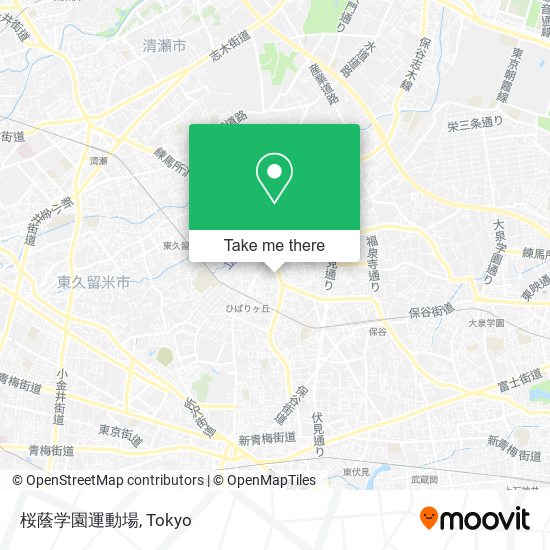 桜蔭学園運動場 map