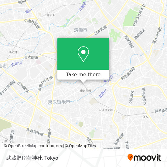 武蔵野稲荷神社 map