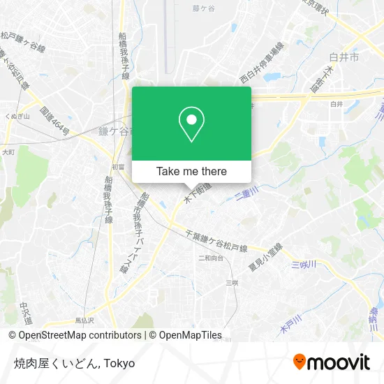 焼肉屋くいどん map