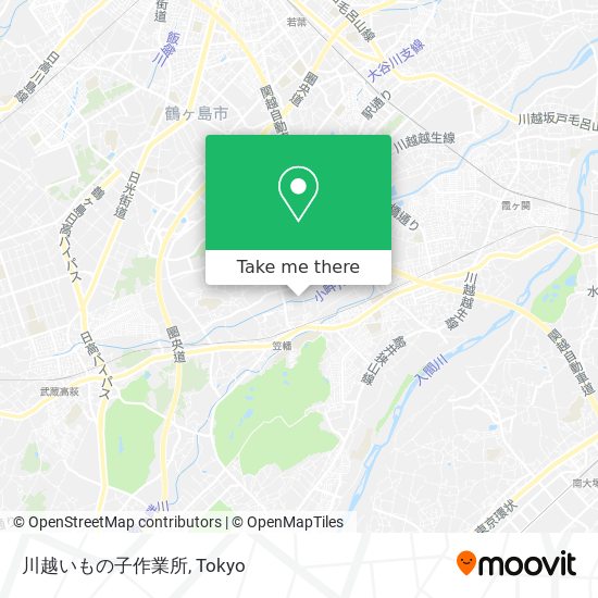 川越いもの子作業所 map