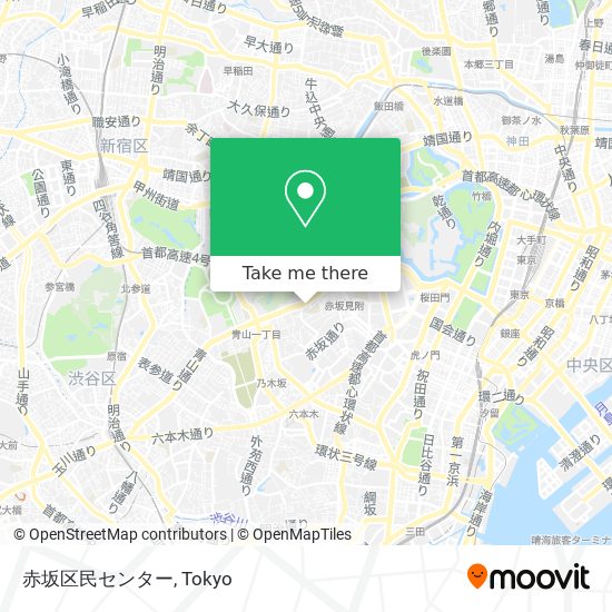 赤坂区民センター map