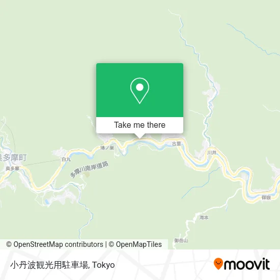 小丹波観光用駐車場 map