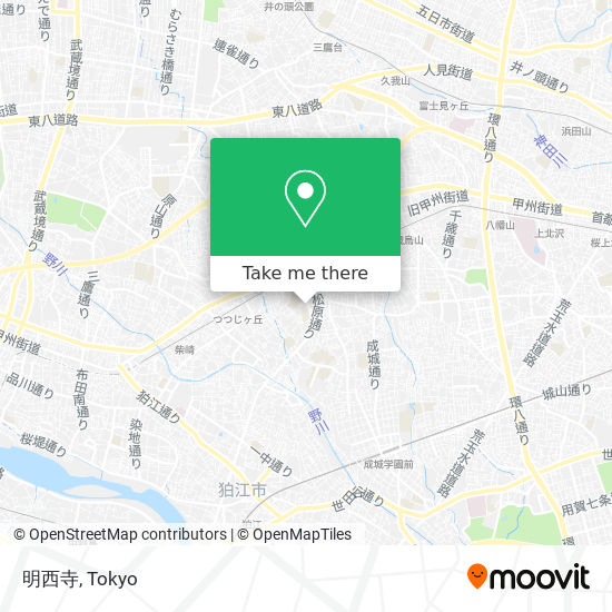 明西寺 map