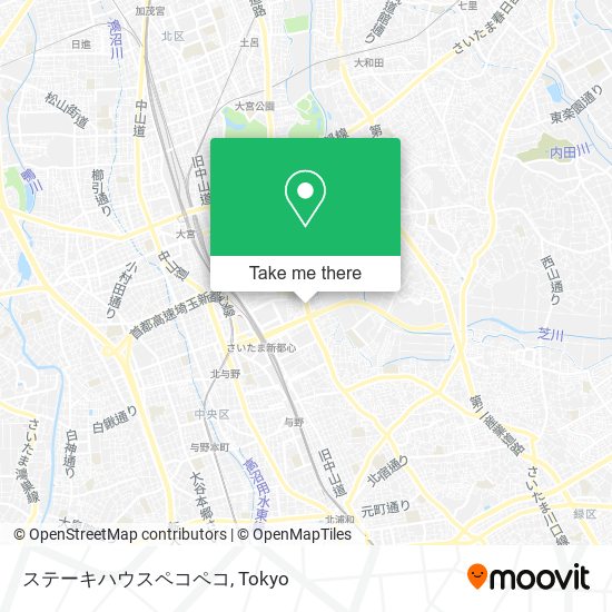 ステーキハウスペコペコ map