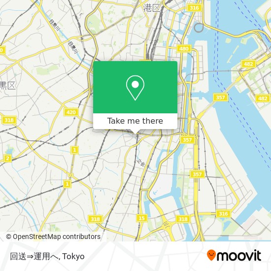 回送⇒運用へ map