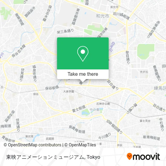 東映アニメーションミュージアム map
