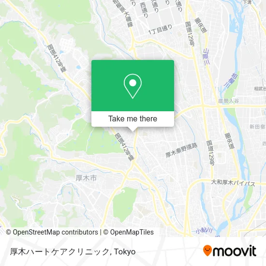 厚木ハートケアクリニック map
