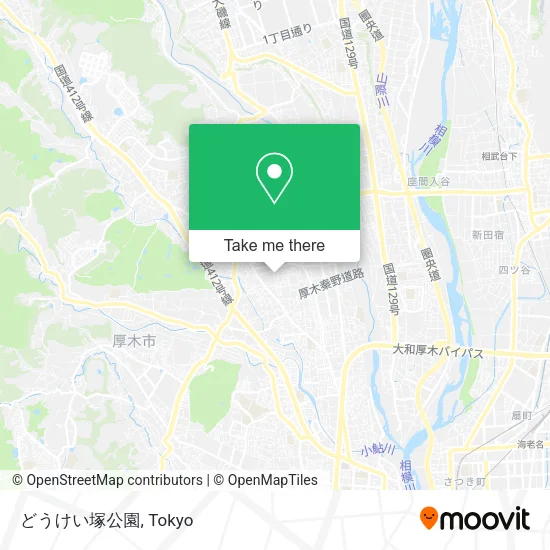 どうけい塚公園 map