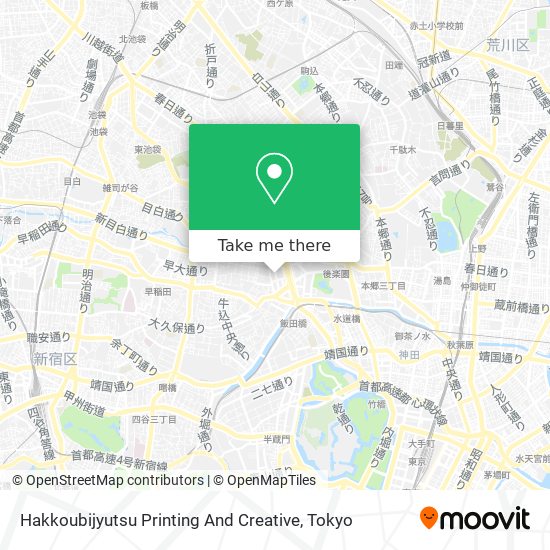 Hakkoubijyutsu Printing And Creative map