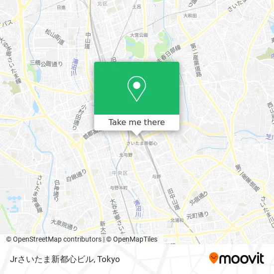 Jrさいたま新都心ビル map