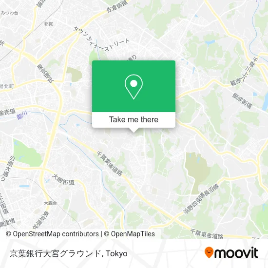 京葉銀行大宮グラウンド map