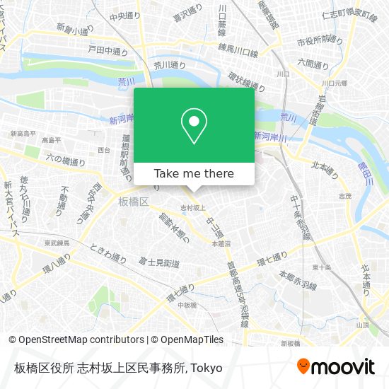 板橋区役所 志村坂上区民事務所 map