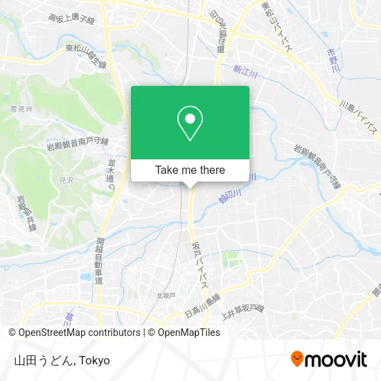 山田うどん map