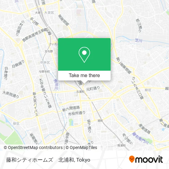 藤和シティホームズ　北浦和 map