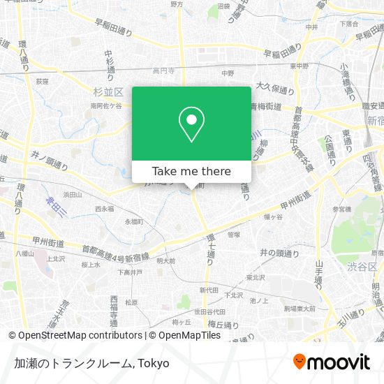加瀬のトランクルーム map