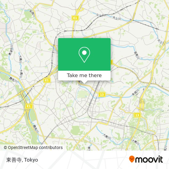 東善寺 map