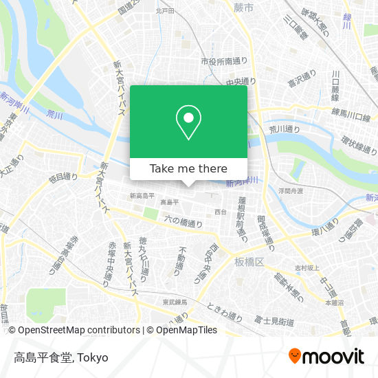 高島平食堂 map