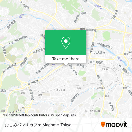 おこめパン＆カフェ Magome map