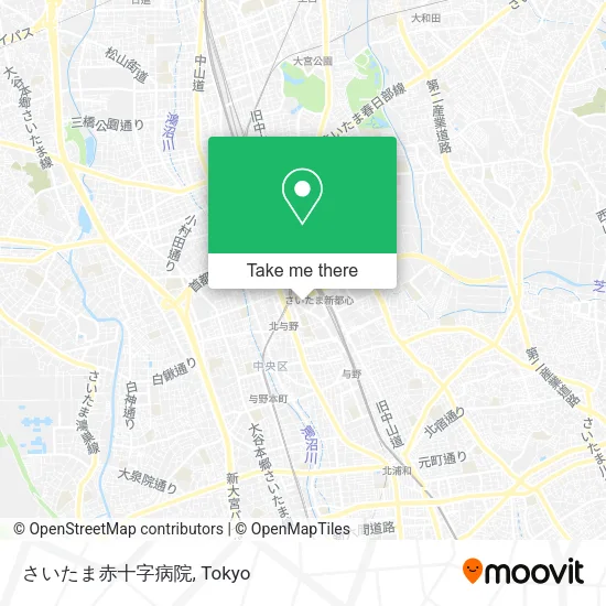 さいたま赤十字病院 map