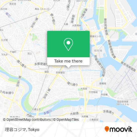理容コジマ map