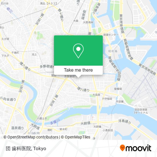団 歯科医院 map