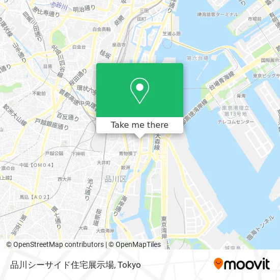 品川シーサイド住宅展示場 map