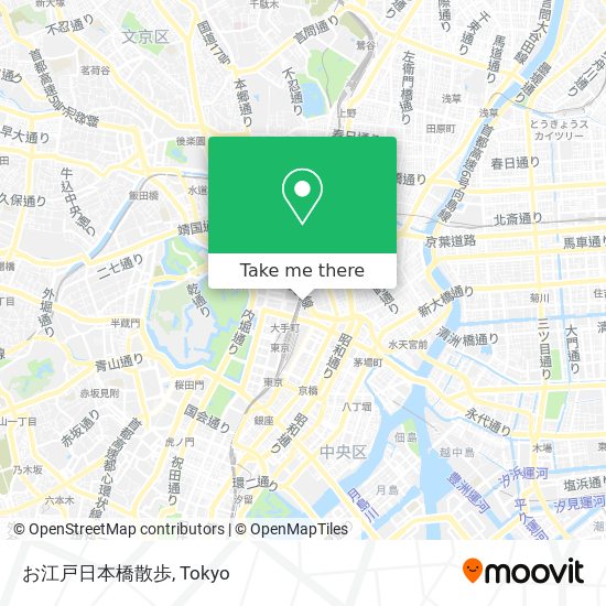 お江戸日本橋散歩 map