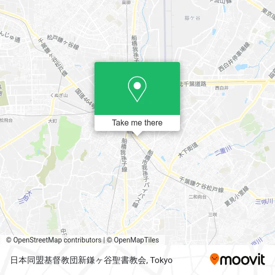 日本同盟基督教団新鎌ヶ谷聖書教会 map