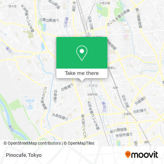 Pinocafe map