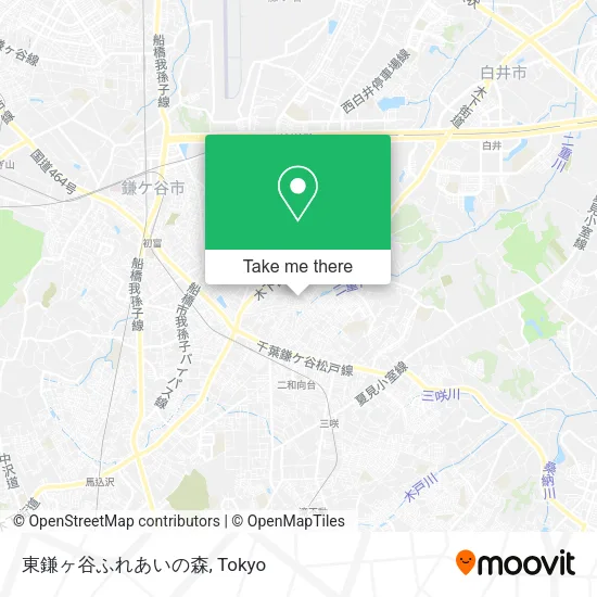 東鎌ヶ谷ふれあいの森 map