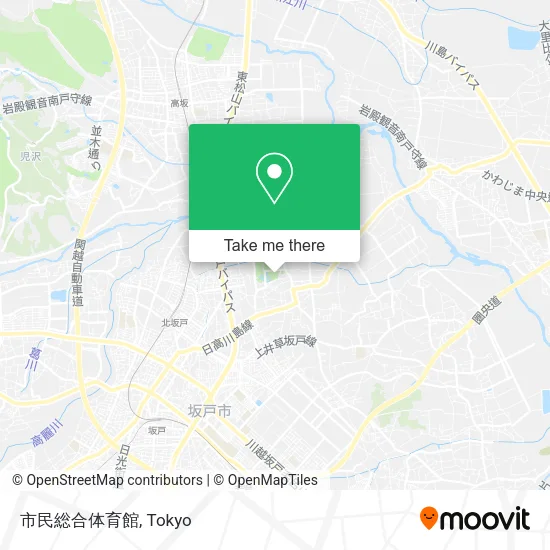 市民総合体育館 map