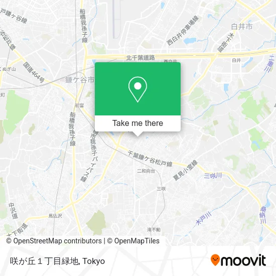 咲が丘１丁目緑地 map