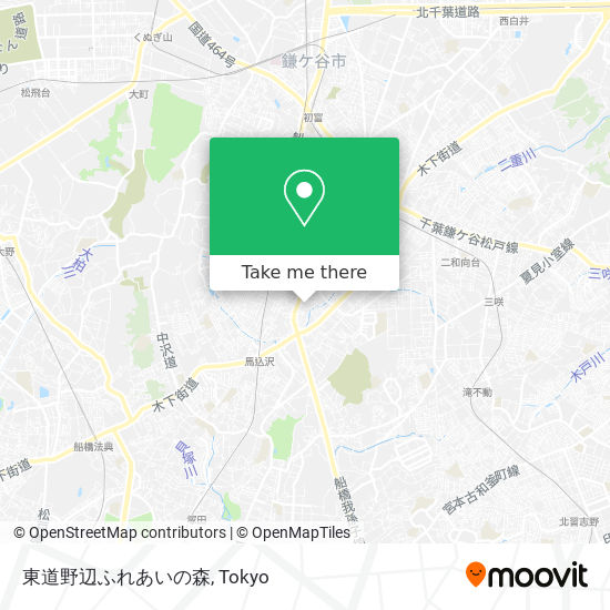 東道野辺ふれあいの森 map
